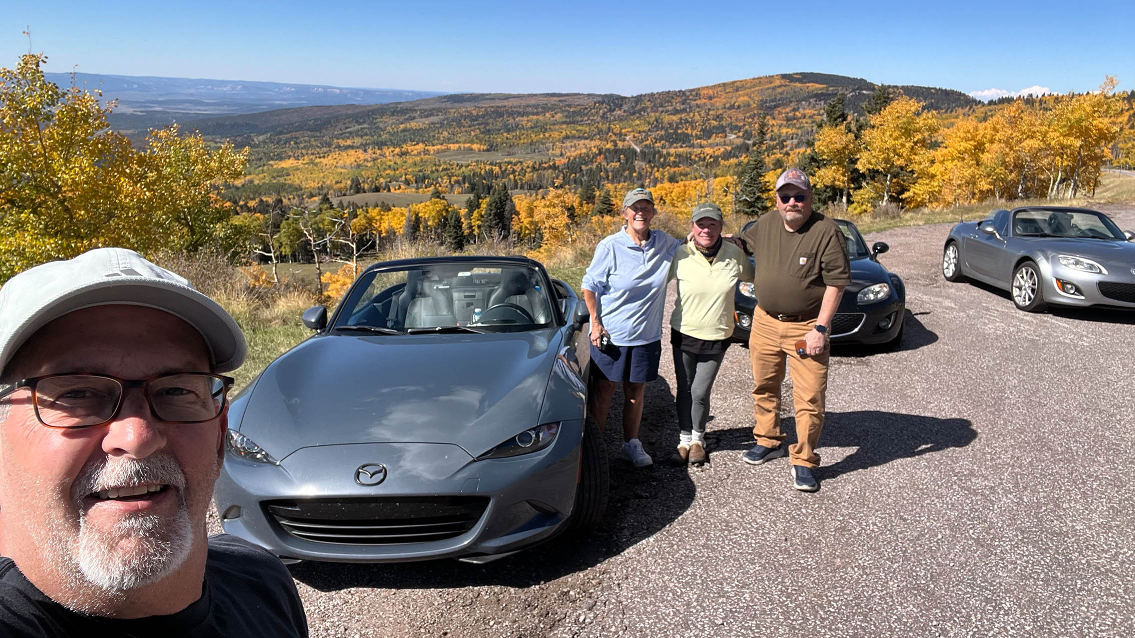 picture of Tom, Sara, Laura and Roger on NM17